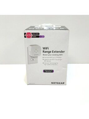 Netgear AC750 WiFi Range Extender EX3110 Dual Band Signal Booster Used One Month